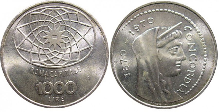 1000 Lire commemorative